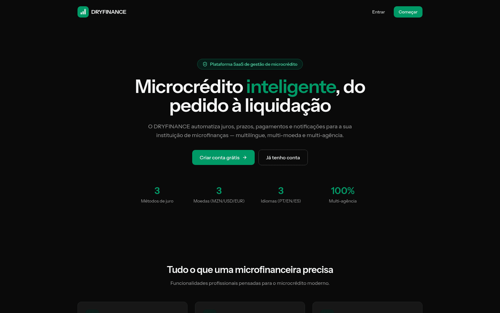 DRYFINANCE — screenshot
